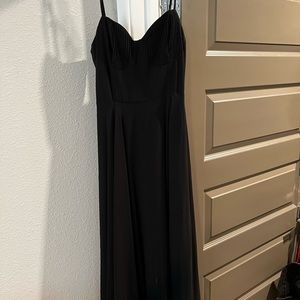 Black long dress! Worn once!